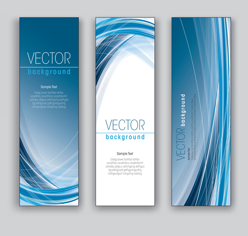 Creative modern banners set vector 04 Creative modern banners set vector 04