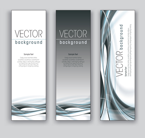 Creative modern banners set vector 05 Creative modern banners set vector 05