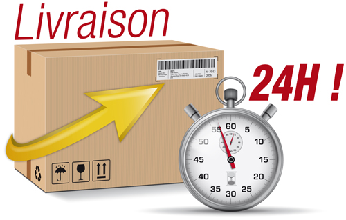 Express delivery poster with cardboard boxes and stopwatch vector 07 Express delivery poster with cardboard boxes and stopwatch vector 07