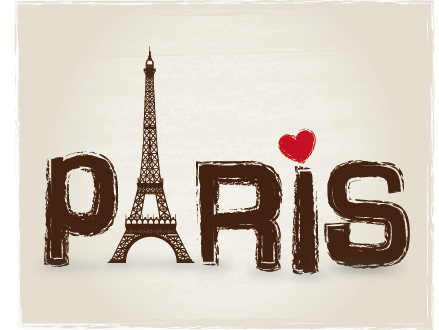 Paris design elements vectors set 02 Paris design elements vectors set 02