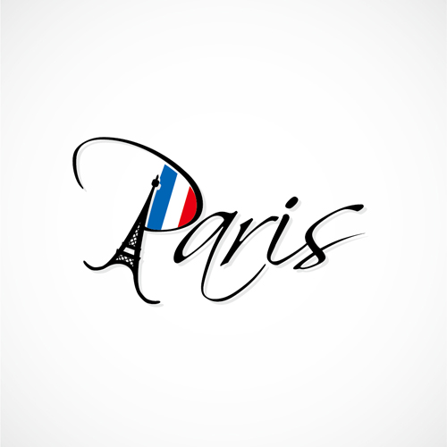 Paris design elements vectors set 03 Paris design elements vectors set 03