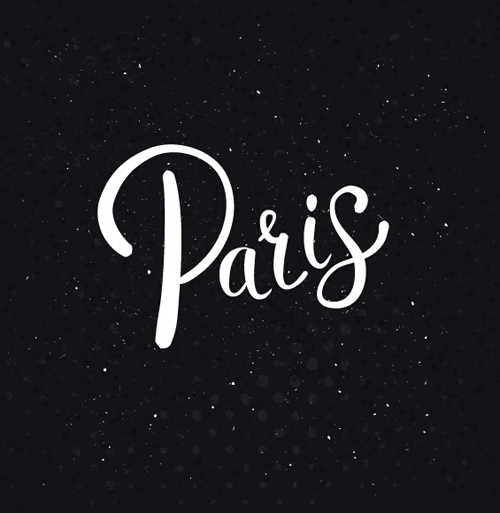 Paris design elements vectors set 05