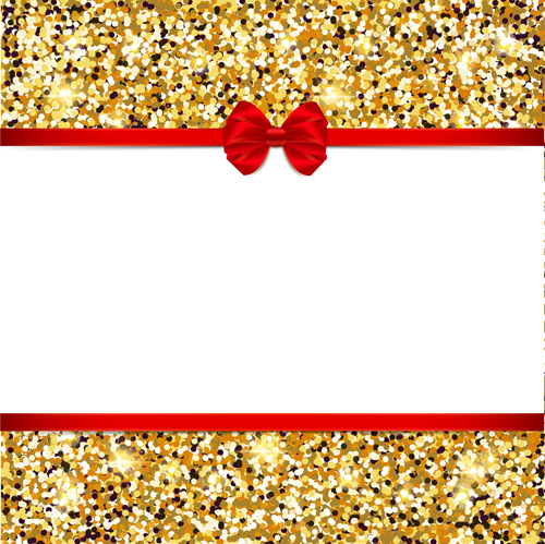 Red bow with gold luxury background vectors 04 Red bow with gold luxury background vectors 04