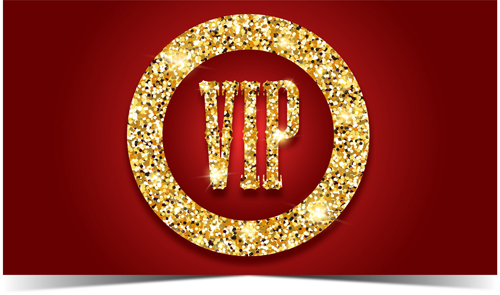 Shiny gold Vip card vector material Shiny gold Vip card vector material