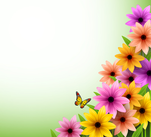 Spring flower beautiful background vector 09 Spring flower beautiful background vector 09