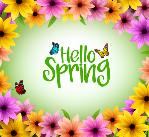 Spring flower beautiful background vector 10 Spring flower beautiful background vector 10