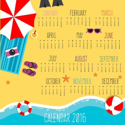 Teach style calendar 2016 