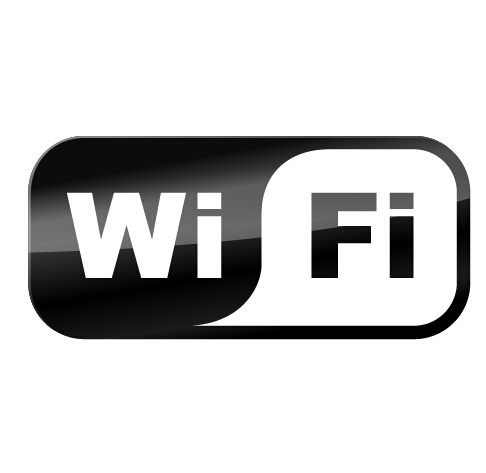 Wifi button vector Wifi button vector