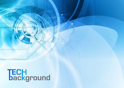 Blue styles tech background vector 01 Blue styles tech background vector 01