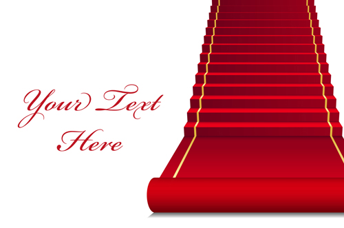 red celebration carpet background vector background 