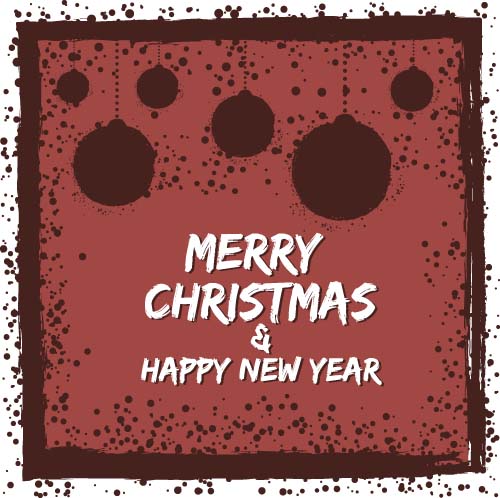 Christmas cards grunge styles vector 01 Christmas cards grunge styles vector 01