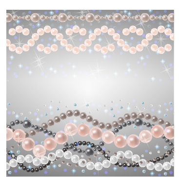 Coloured pearls art background vector Coloured pearls art background vector