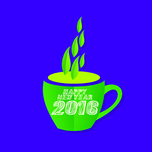 Creative 2016 new year design vector collection 12