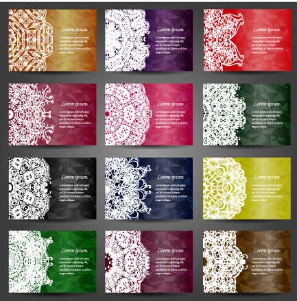 Mandalas ornaments floral background vector 01 Mandalas ornaments floral background vector 01