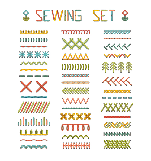 sewing seamless border 