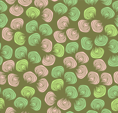 textures shell seamless pattern vector pattern 