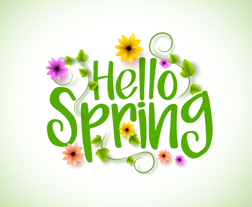 Spring flower beautiful background vector 04 Spring flower beautiful background vector 04