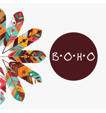 Boho style background vector illustration 12 Boho style background vector illustration 12