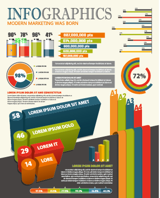 Business Infographic creative design 1282