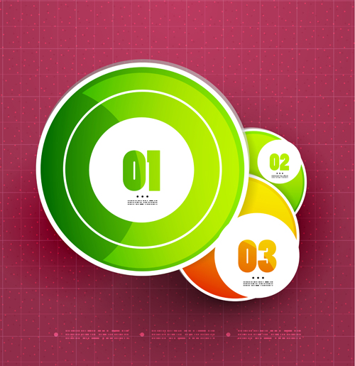 Circle elements business template vector 17 Circle elements business template vector 17