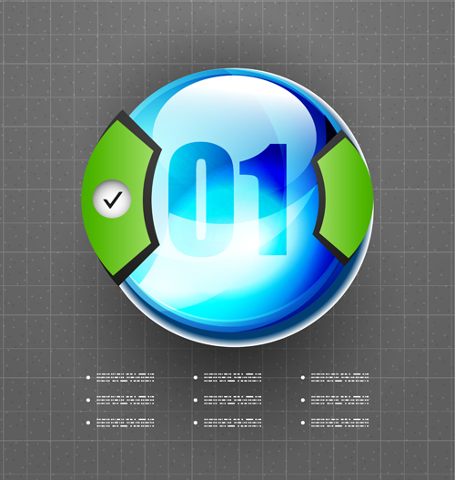 Circle elements business template vector 19 Circle elements business template vector 19