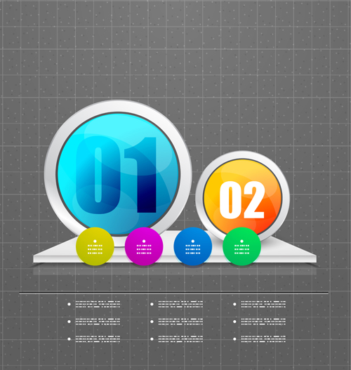 Circle elements business template vector 25 Circle elements business template vector 25
