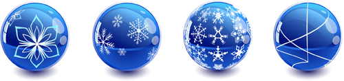 Shining christmas balls design 04 Shining christmas balls design 04