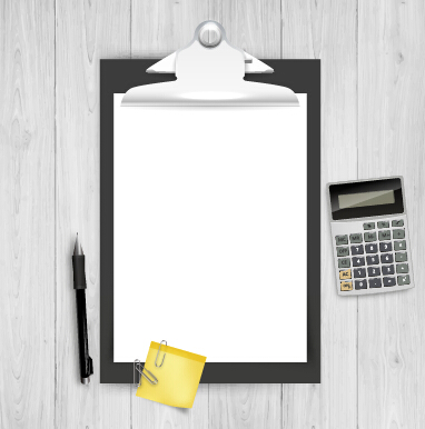 Work desktop template design vector 01