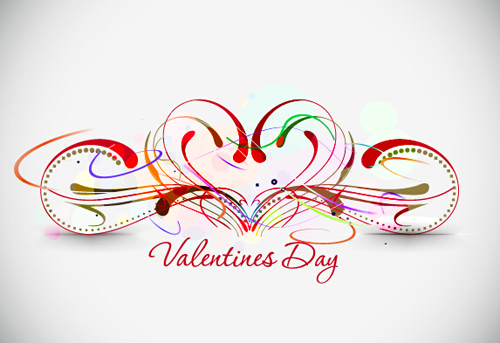 Abstract valentines day design vectors 02 Abstract valentines day design vectors 02