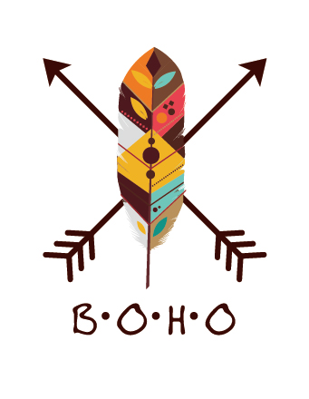 Boho style background vector illustration 01 Boho style background vector illustration 01