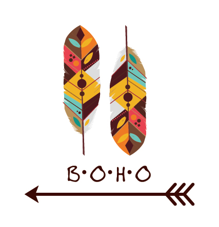 Boho style background vector illustration 03 Boho style background vector illustration 03