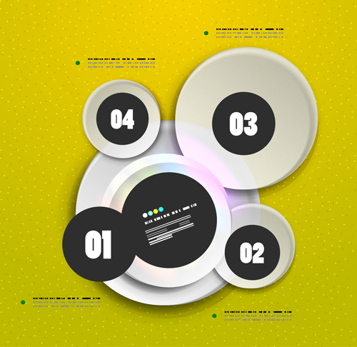 Circle elements business template vector 05 Circle elements business template vector 05