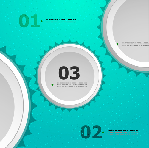 Circle elements business template vector 06 Circle elements business template vector 06