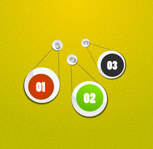 Circle elements business template vector 09 Circle elements business template vector 09