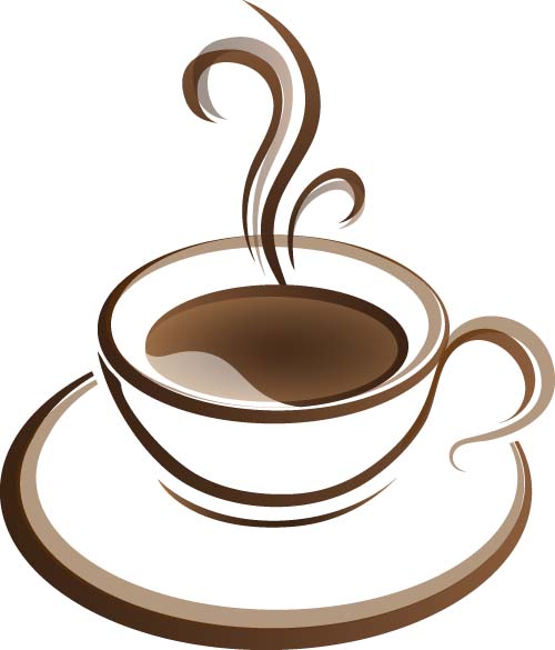 Cup with coffee abstract illustration vector 04 Cup with coffee abstract illustration vector 04