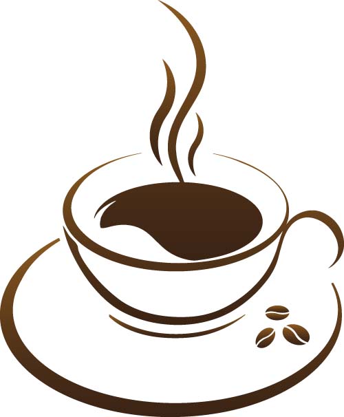 Cup with coffee abstract illustration vector 07 Cup with coffee abstract illustration vector 07