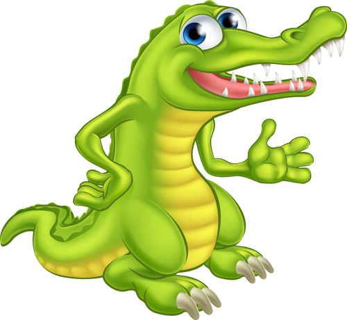 Cute crocodile cartoon styles vectors 09 Cute crocodile cartoon styles vectors 09