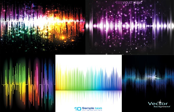 Shiny audio background vector Shiny audio background vector