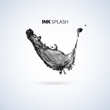Abstract ink splash background vector 03 Abstract ink splash background vector 03