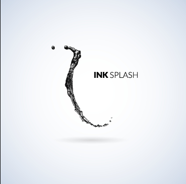 Abstract ink splash background vector 04 Abstract ink splash background vector 04