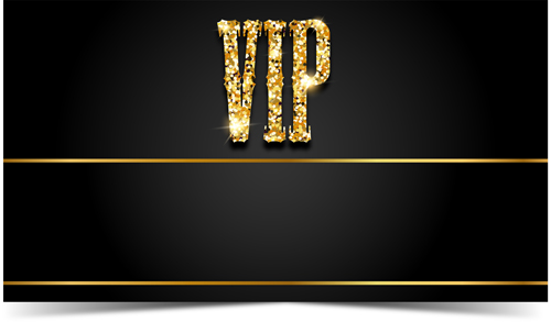 Black VIP cards vector material 02 Black VIP cards vector material 02