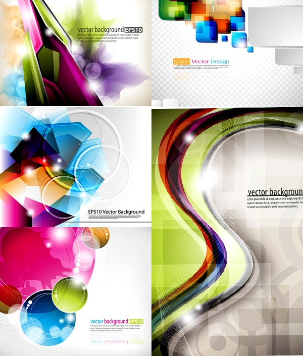 Colorful graphics space background vector Colorful graphics space background vector