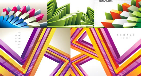 3D geometric background shiny vector 3D geometric background shiny vector