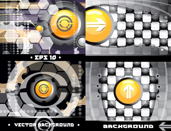 WEB style technology background vector WEB style technology background vector