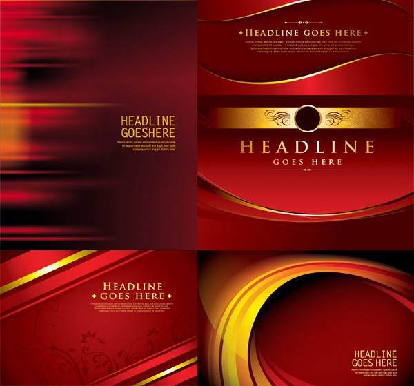 Wavy dynamic with Red background vector Wavy dynamic with Red background vector