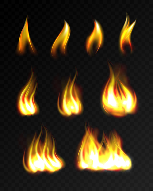 illustration flame 