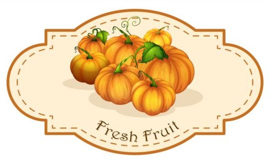 vintage label fruit fresh 