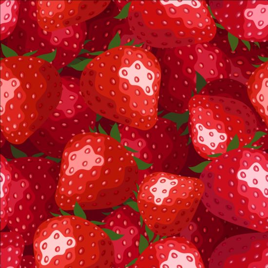strawberry seamless pattern 