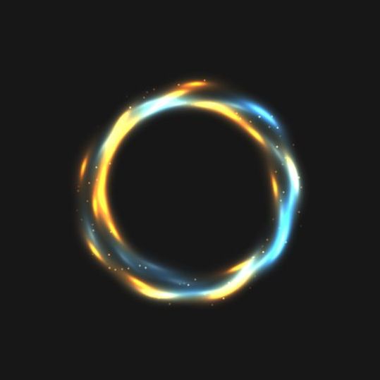light effect circle background  