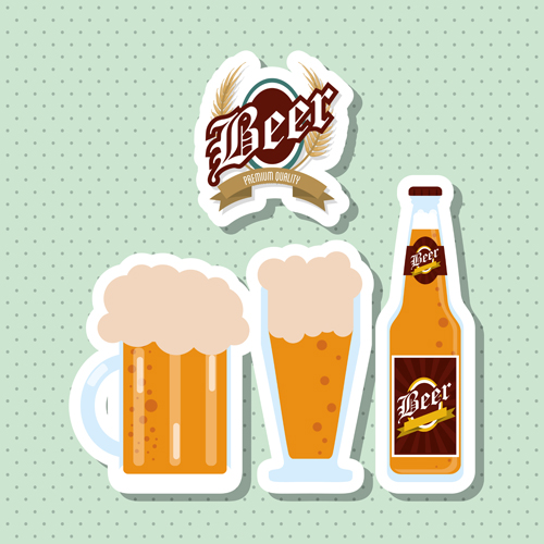vintage sticker beer 